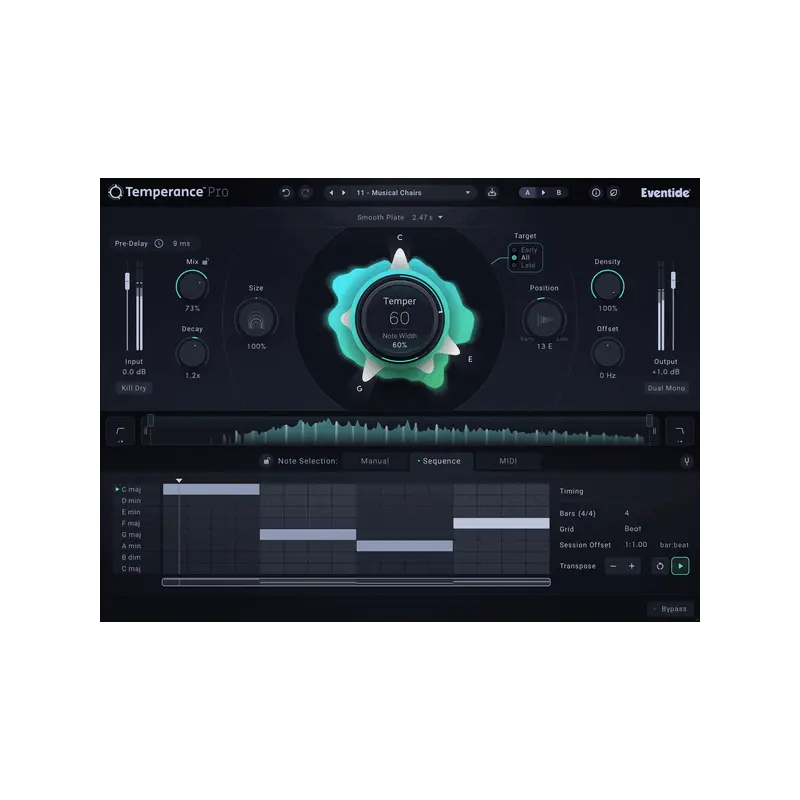 Eventide Temperance Pro 音樂性 Reverb 效果器 Plugin (下載版) - 主圖