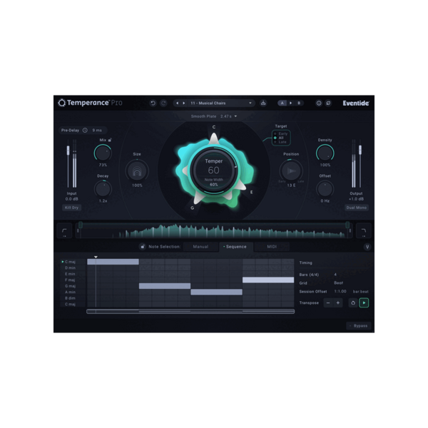 Eventide Temperance Pro 音樂性 Reverb 效果器 Plugin (下載版) - 效果器軟體 Plugin