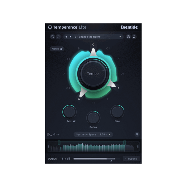Eventide Temperance Lite 音樂性 Reverb 效果器 Plugin (下載版) - 效果器軟體 Plugin