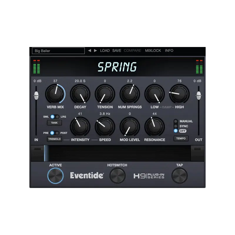 Eventide Spring 彈簧 Reverb 效果器 Plugin (下載版) - 主圖