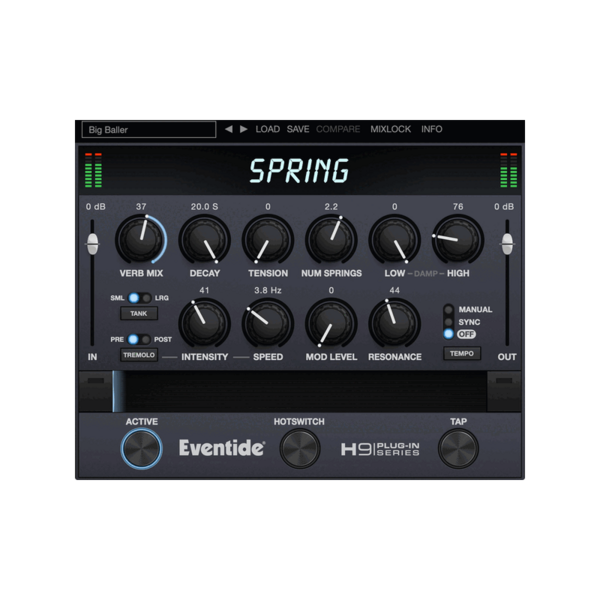 Eventide Spring 彈簧 Reverb 效果器 Plugin (下載版) - 效果器軟體 Plugin