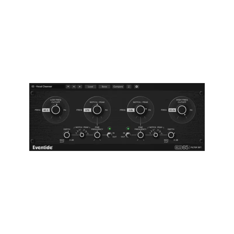 Eventide EQ65 Filter Set 效果器 Plugin (下載版) - 主圖