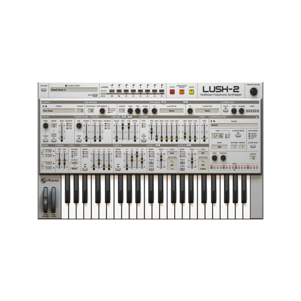 D16 Group Audio Software Lush 2 Virtual Analog 合成器音源 Plugin (下載版) - 音源軟體 Plugin 