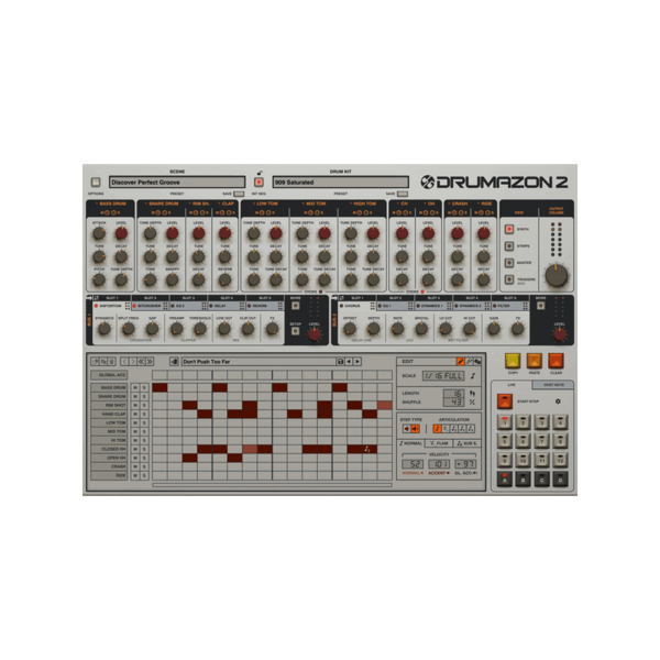 D16 Group Audio Software Drumazon 2 TR-909 鼓機音源 Plugin (下載版) - 音源軟體 Plugin 