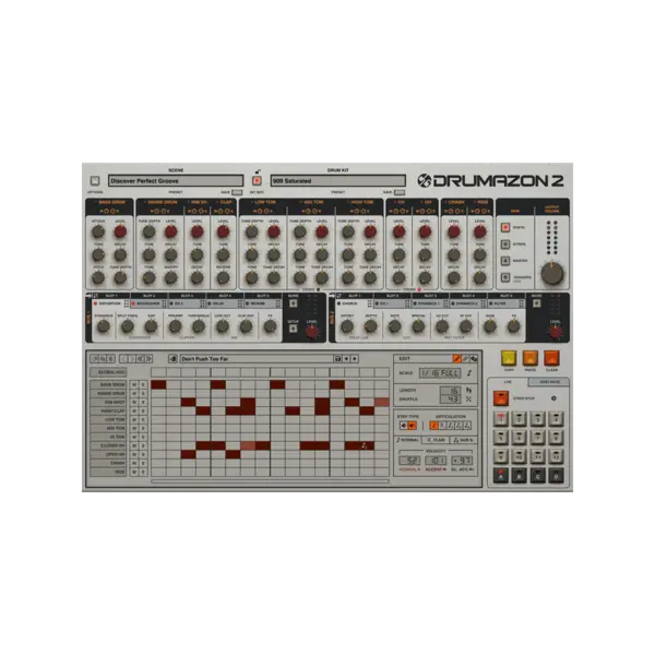 D16 Group Audio Software Drumazon 2 TR-909 鼓機音源 Plugin (下載版) - 產品圖片 1