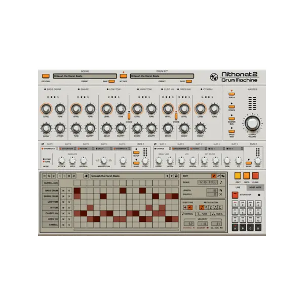 D16 Group Audio Software Nithonat 2 TR-606 鼓機音源 Plugin (下載版) - 產品圖片 1