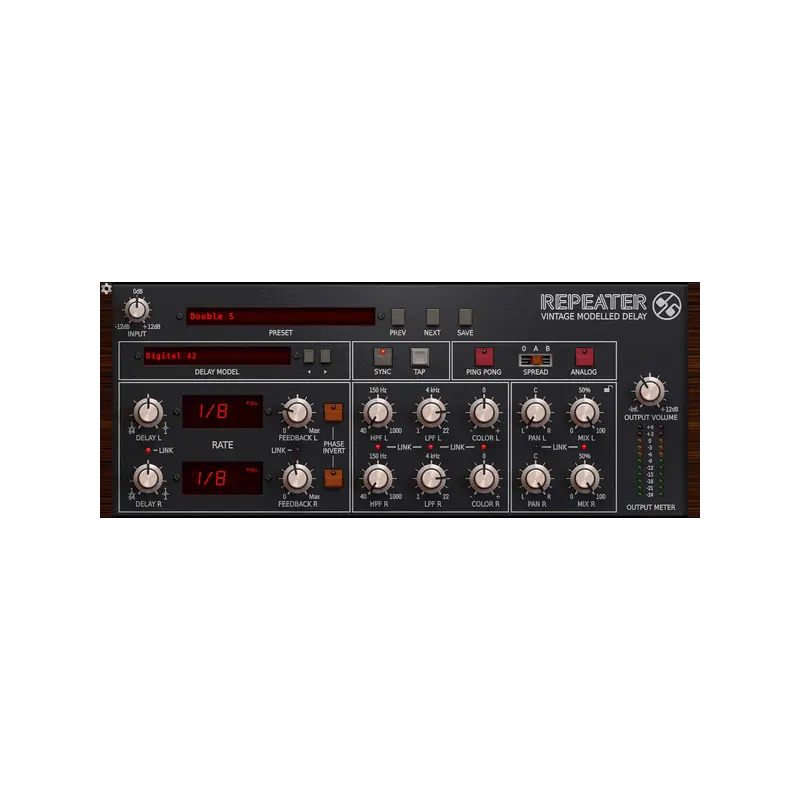 D16 Group Audio Software Repeater Delay 效果器 Plugin (下載版) - 主圖