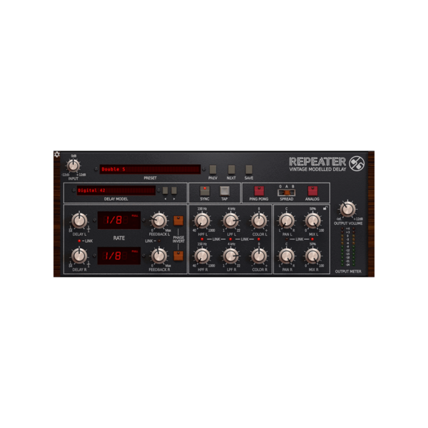 D16 Group Audio Software Repeater Delay 效果器 Plugin (下載版) - 效果器軟體 Plugin