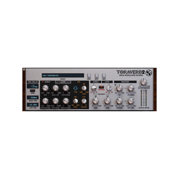 D16 Group Audio Software Toraverb 2 Reverb 效果器 Plugin (下載版) - 效果器軟體 Plugin