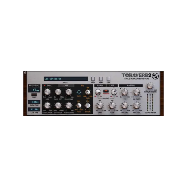 D16 Group Audio Software Toraverb 2 Reverb 效果器 Plugin (下載版) - 產品圖片 1