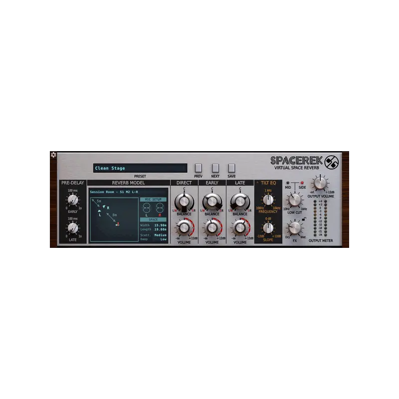 D16 Group Audio Software Spacerek Reverb 效果器 Plugin (下載版) - 主圖