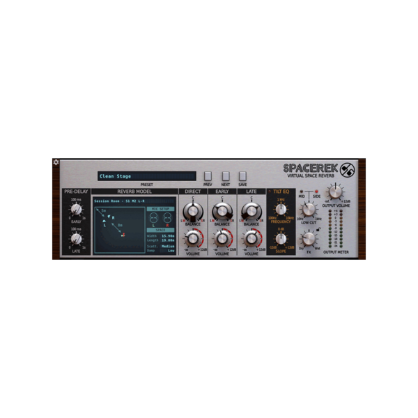 D16 Group Audio Software Spacerek Reverb 效果器 Plugin (下載版) - 效果器軟體 Plugin