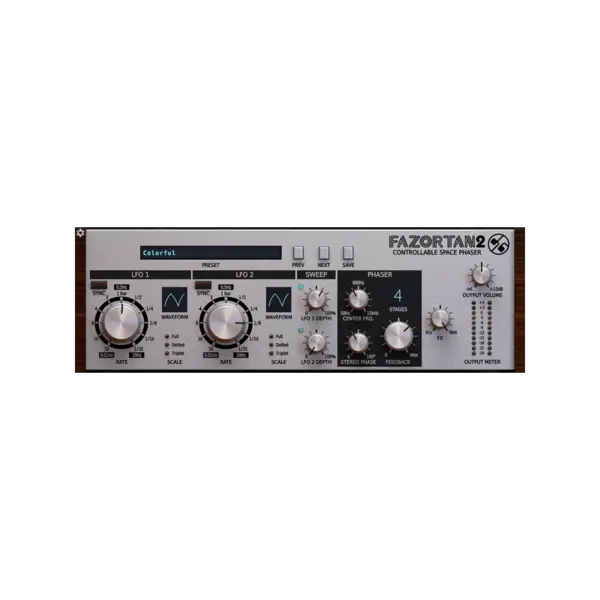 D16 Group Audio Software Fazortan 2 Phaser 效果器 Plugin (下載版) - 產品圖片 1