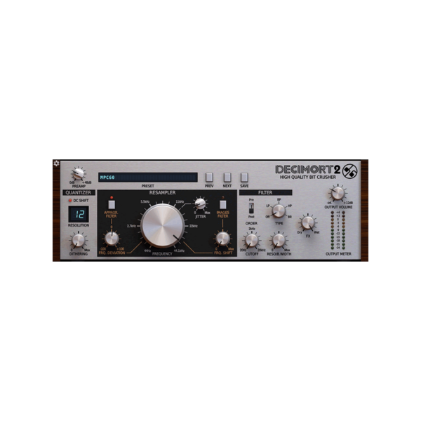 D16 Group Audio Software Decimort 2 Bit Crusher 效果器 Plugin (下載版) - 效果器軟體 Plugin