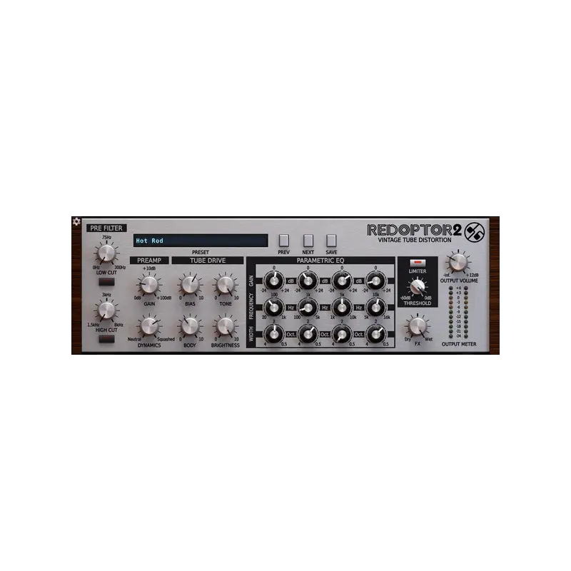 D16 Group Audio Software Redoptor 2 真空管失真效果器 Plugin (下載版) - 主圖