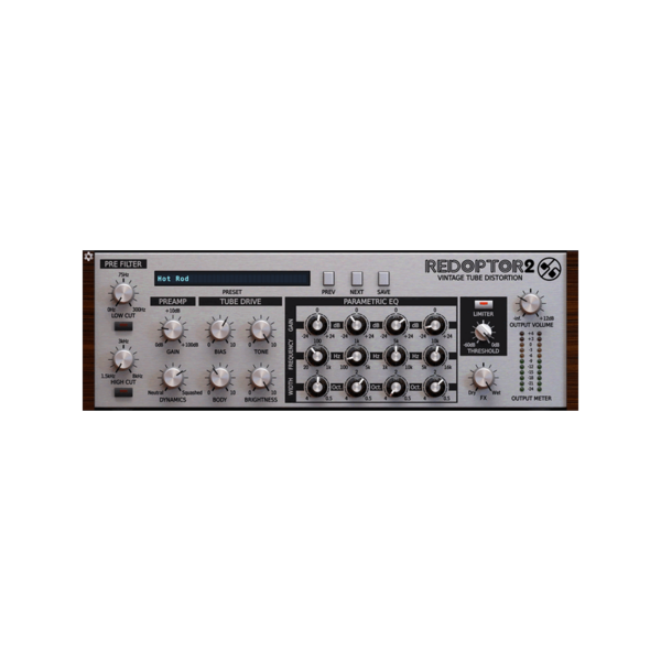 D16 Group Audio Software Redoptor 2 真空管失真效果器 Plugin (下載版) - 效果器軟體 Plugin