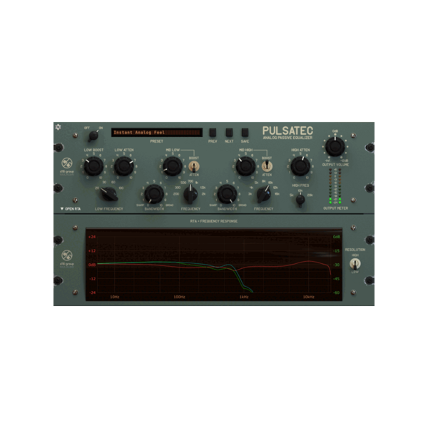 D16 Group Audio Software Pulsatec Passive EQ 效果器 Plugin (下載版) - 效果器軟體 Plugin
