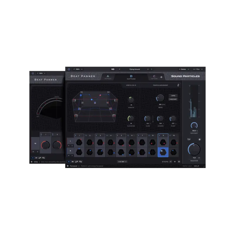 Sound Particles Beat Panner 節奏聲像音序器 Plugin (下載版) - 主圖