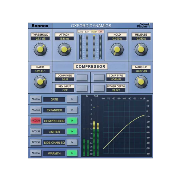 Sonnox Oxford Dynamics 動態處理器 Plugin (下載版) - 產品圖片 1