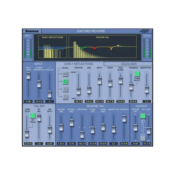 Sonnox Oxford Reverb 殘響效果器 HD-HDX 版 Plugin (下載版) - 產品圖片 1