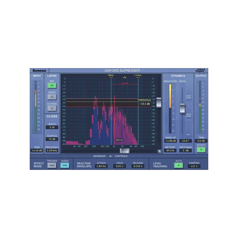 Sonnox Oxford SuprEsser 齒音消除／動態 EQ Plugin (下載版)
