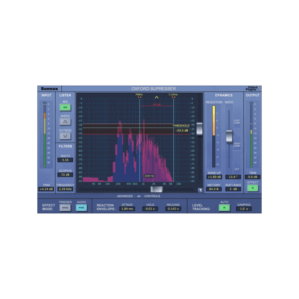 Sonnox Oxford SuprEsser DS 齒音消除 AAX DSP 版 Plugin (下載版) - 效果器軟體 Plugin