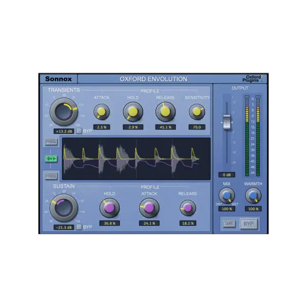 Sonnox Oxford Envolution 頻率相依包絡塑形器 HD-HDX 版 Plugin (下載版) - 產品圖片 1