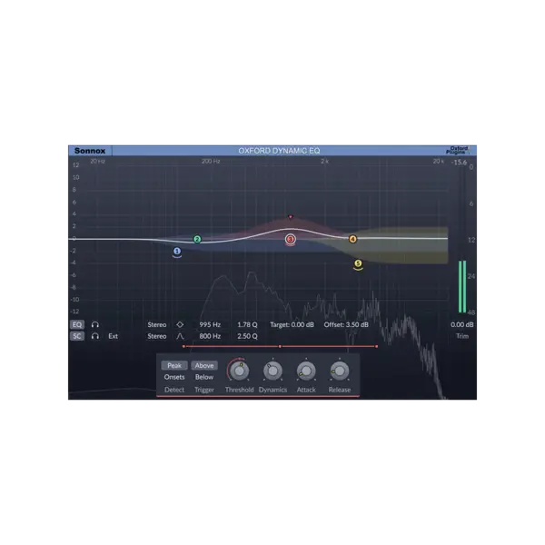 Sonnox Oxford Dynamic EQ 動態等化器 HD-HDX 版 Plugin (下載版) - 產品圖片 1