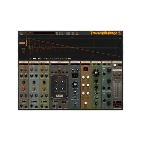 D16 Group Audio Software PunchBox 2 大鼓合成器音源 Plugin (下載版) - 產品圖片 1