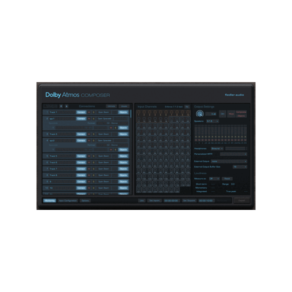 Fiedler Audio Dolby Atmos Composer 全景聲製作 Plugin (下載版) - 多聲道 / 空間音訊處理