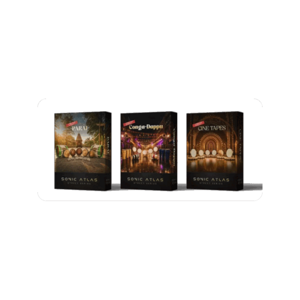 Pitch Innovations Sonic Atlas Tapes of India 印度 Tapes 民謠鼓 3 款擴充音色套組 (下載版) - 音源軟體 Plugin 