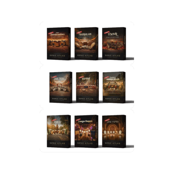 Pitch Innovations Sonic Atlas Rhythm of India Complete Collection 印度打擊樂 9 款擴充音色套組 (下載版) - 音源軟體 Plugin 