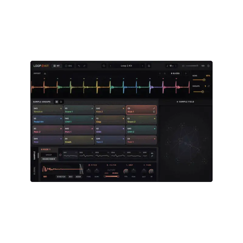 Pitch Innovations Loop 2 Kit 智慧 Loop 切片取樣器 Plugin (下載版) - 主圖