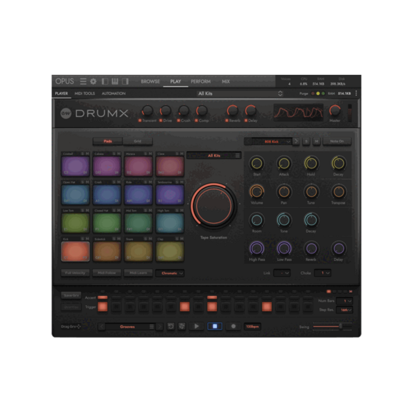 EastWest DrumX 鼓機節奏取樣音源 Plugin (下載版) - 音源軟體 Plugin 