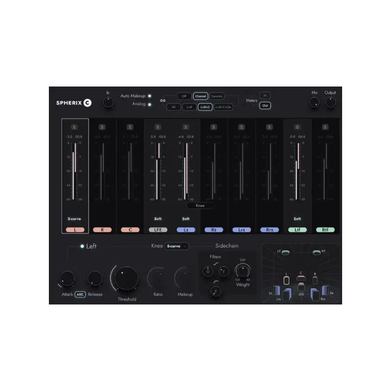 Waves Spherix Immersive Compressor & Limiter 沉浸式壓縮與限幅 Plugin (下載版) - 主圖