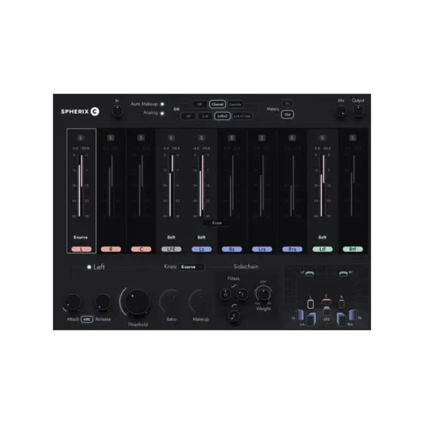 Waves Spherix Immersive Compressor & Limiter 沉浸式壓縮與限幅 Plugin (下載版) - 產品圖片 1