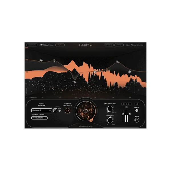 Waves Clarity Vx DeReverb Pro AI 人聲去殘響 專業版 Plugin (下載版) - 產品圖片 1