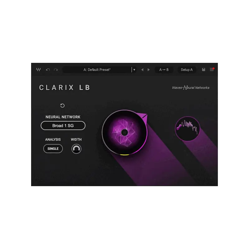 Waves Clarix LB AI 現場廣播降噪 Plugin (下載版) - 主圖