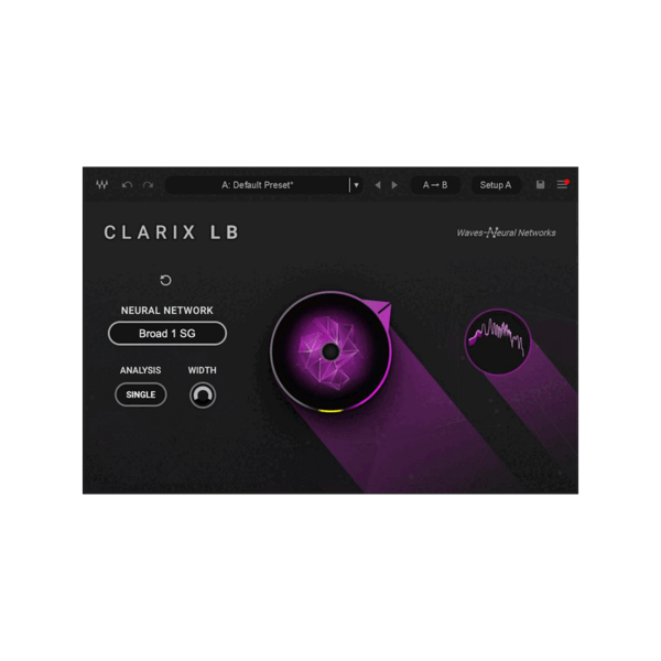 Waves Clarix LB AI 現場廣播降噪 Plugin (下載版) - 音訊校正軟體
