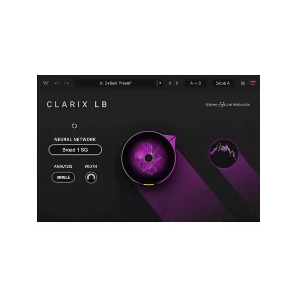 Waves Clarix LB AI 現場廣播降噪 Plugin (下載版) - 產品圖片 1