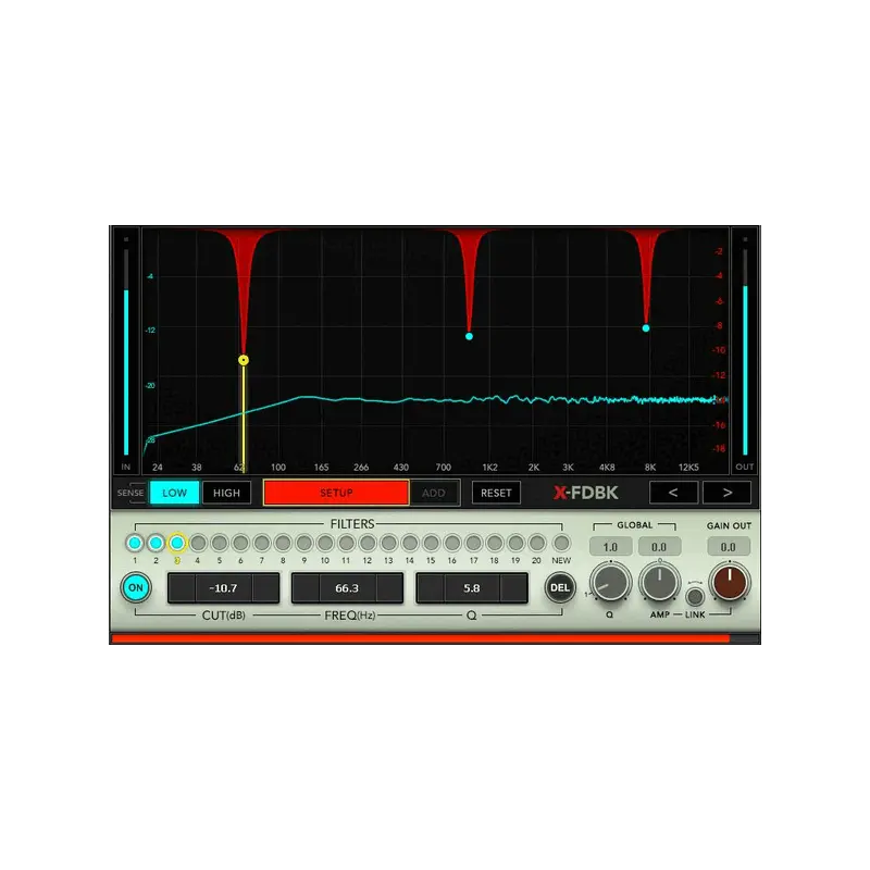Waves X-FDBK 現場回授自動消除 Plugin (下載版) - 主圖