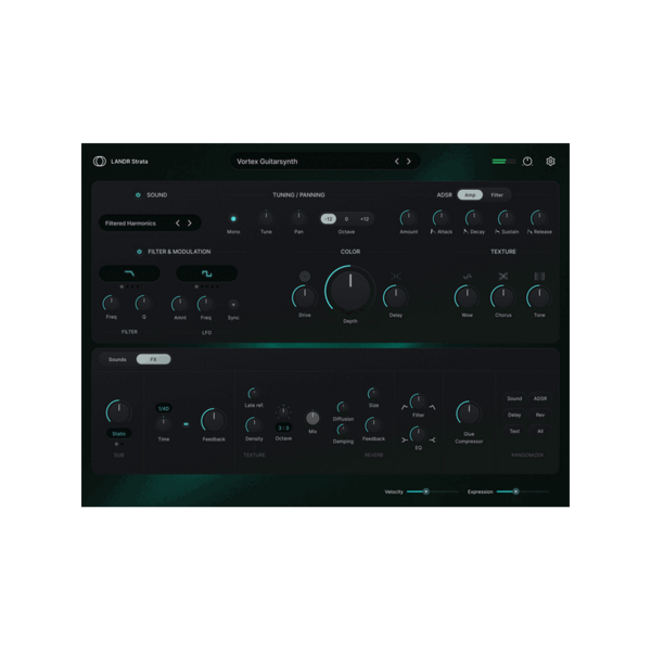 LANDR Strata 混合式吉他顆粒合成器 Plugin (下載版) - 音源軟體 Plugin 