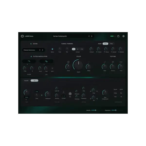 LANDR Strata 混合式吉他顆粒合成器 Plugin (下載版) - 產品圖片 1