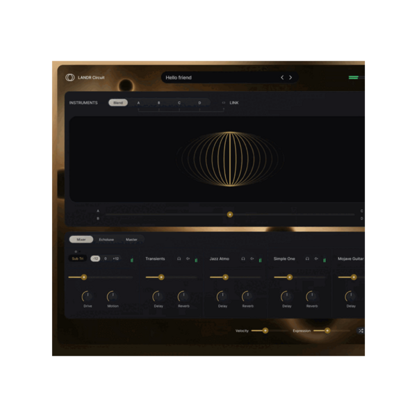 LANDR Circuit 類比合成器堆疊音源 Plugin (下載版) - 音源軟體 Plugin 