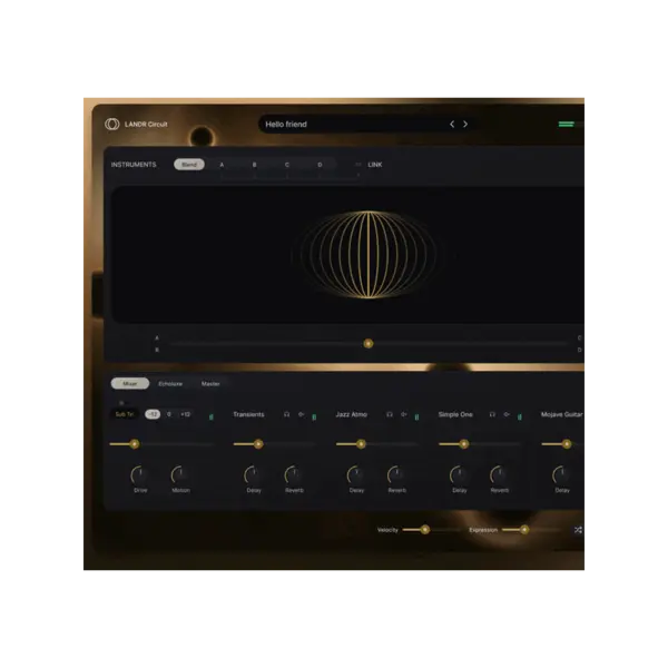 LANDR Circuit 類比合成器堆疊音源 Plugin (下載版)