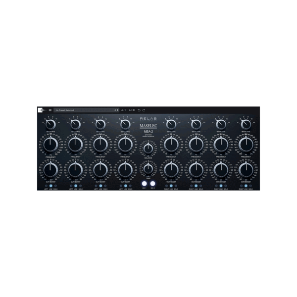 Relab Development Maselec MEA-2 母帶精密立體聲 EQ Plugin (下載版) - 效果器軟體 Plugin