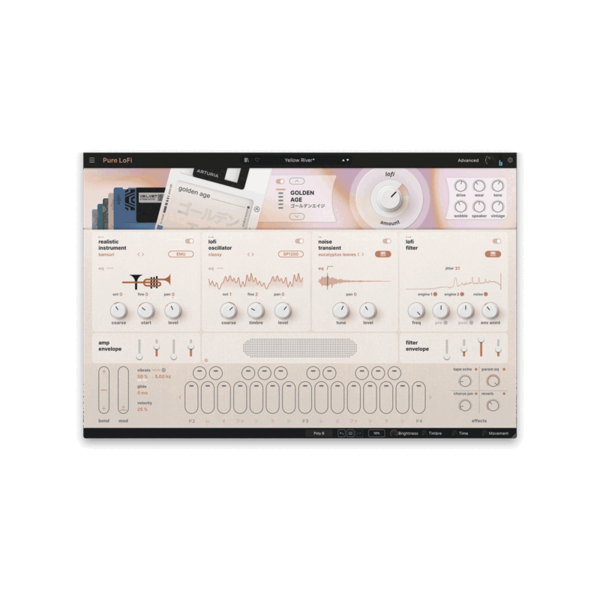 Arturia Pure LoFi Lo-Fi 合成器音源 (下載版) - 音源軟體 Plugin 