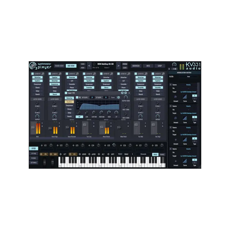 KV331 Audio SynthMaster 3 Player 預設型合成器音源 (下載版) - 主圖