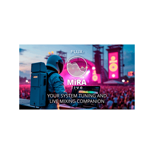 FLUX MiRA Live 現場系統校正與混音分析軟體 (下載版) - 效果器軟體 Plugin
