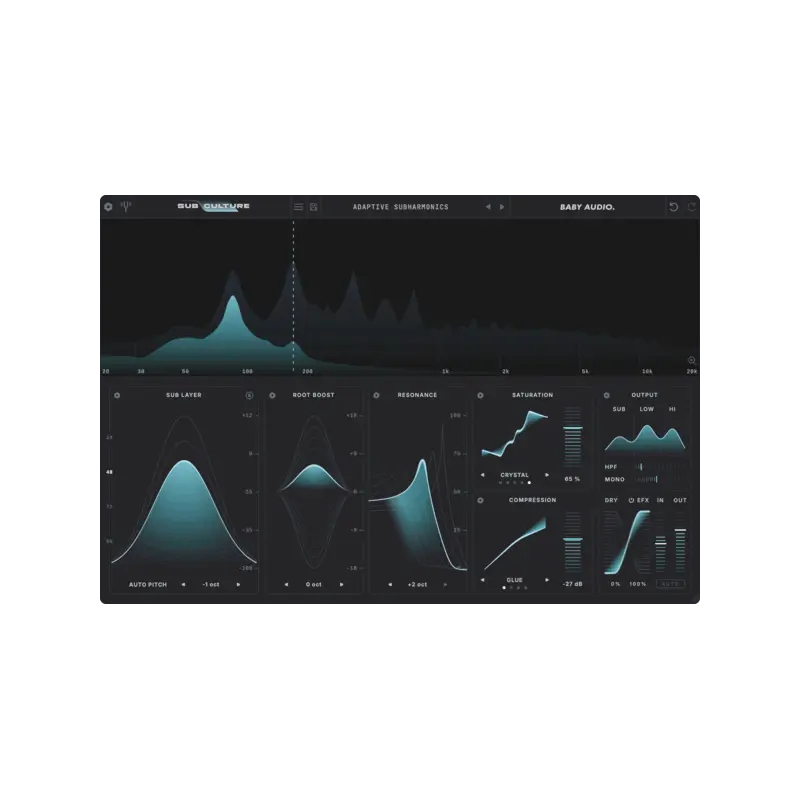 BABY Audio SubCulture 音高追蹤低頻增強 Plugin (下載版) - 主圖